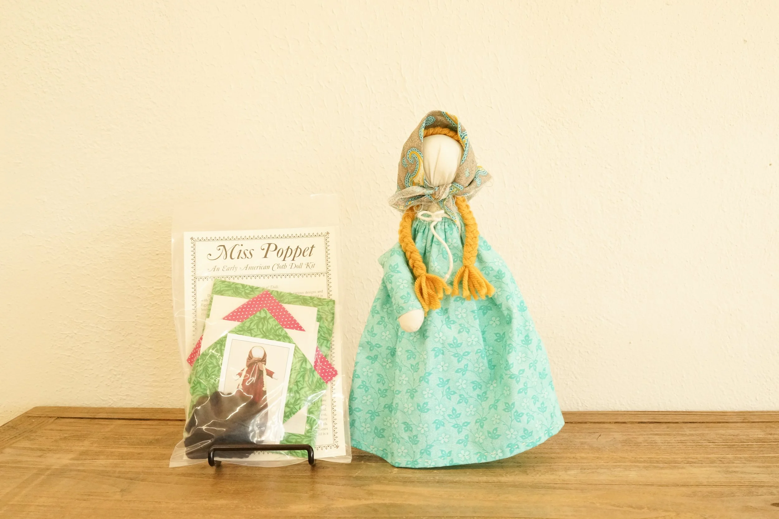 Miss Poppet Cloth Doll Kit by Historical Folk Toys — Ingalls Homestead